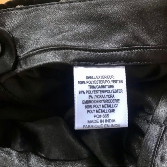 Frances Valentine Petrie Pants Velvet Embroidered Metallic NWT Size 10 - Picture 6 of 8